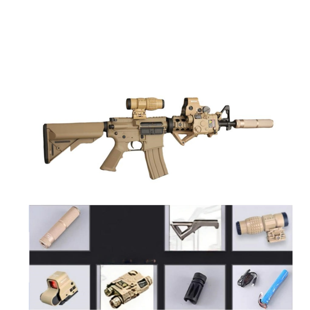 JABUJIA  M4 Gel Blaster Gen 2 - Nylon Version Electric Toy Gun with Pre-Feeding Chamber