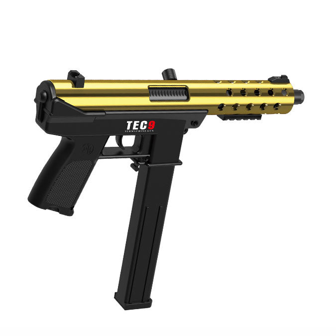 Handi TEC-9 Electric Full-Auto Gel Blaster - High-Speed Nylon CSGO Toy Submachine Gun for Boys (Safe Gel Ball Blaster)